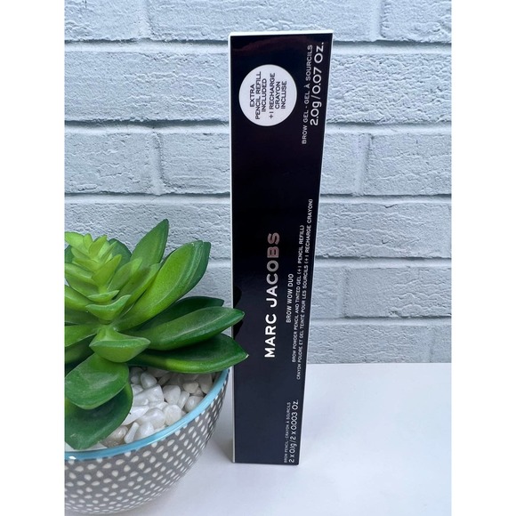 Marc Jacob’s Brow Wow Duo ‘Light Brown’ Eyebrow Powder Pencil & Tinted Gel - Picture 2 of 7